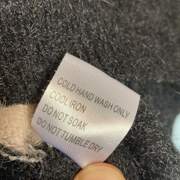 Princess Polly Women's Size S/M Striped Knit Pullover Sweater Brown Tan Black - Picture 6 of 10